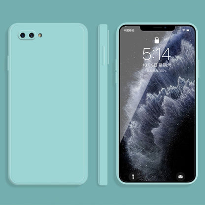 Solid Color Imitation Liquid Silicone Straight Edge Dropproof Full Coverage Protective Case, For OPPO A5 / A3s, For OPPO Find X3