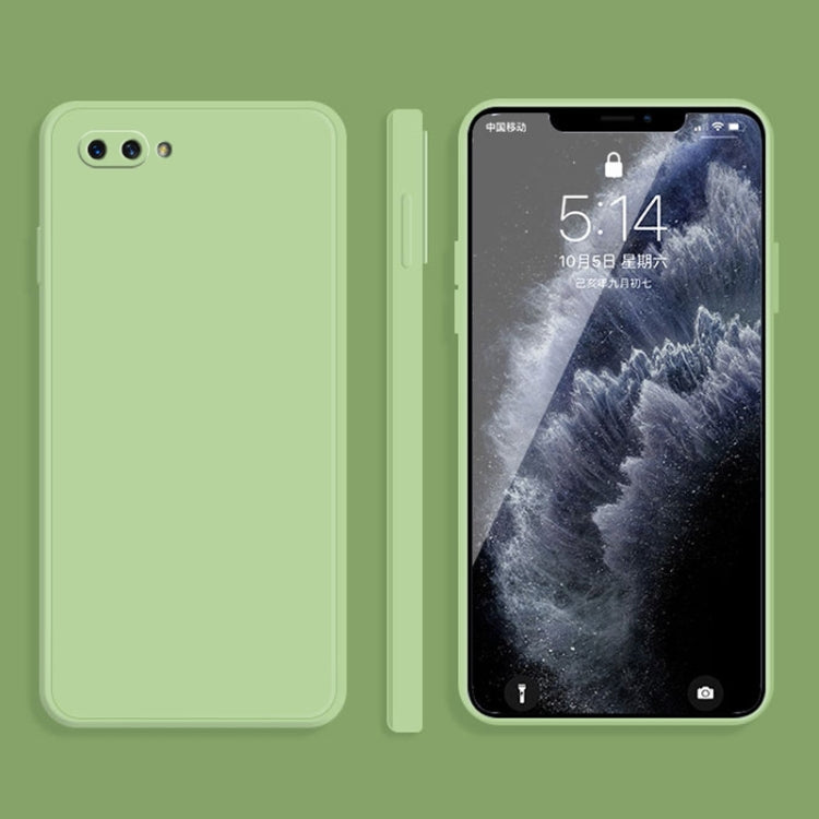 Solid Color Imitation Liquid Silicone Straight Edge Dropproof Full Coverage Protective Case, For OPPO A5 / A3s, For OPPO Find X3