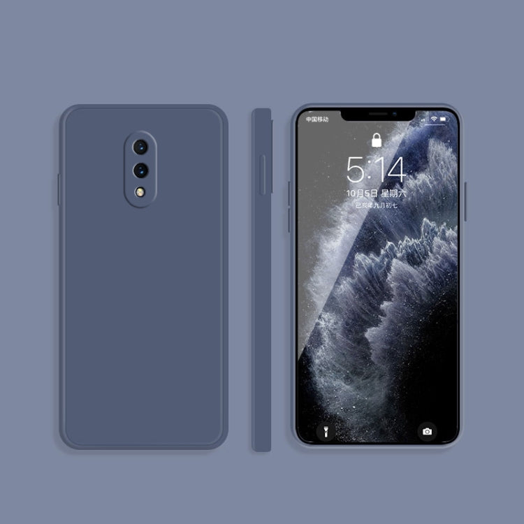 Solid Color Imitation Liquid Silicone Straight Edge Dropproof Full Coverage Protective Case, For OnePlus 7, For OnePlus 7 Pro