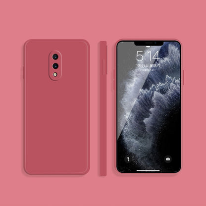 Solid Color Imitation Liquid Silicone Straight Edge Dropproof Full Coverage Protective Case, For OnePlus 7, For OnePlus 7 Pro