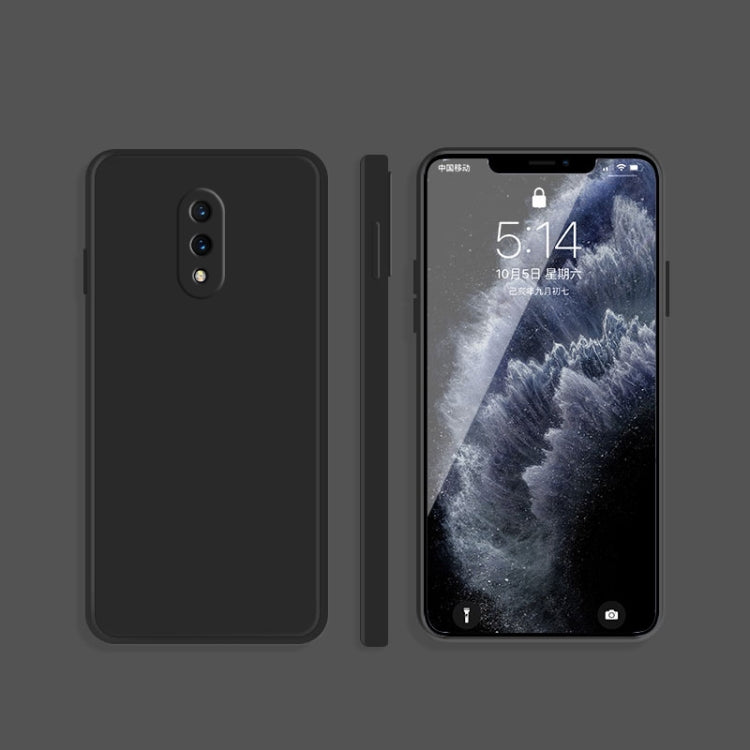 Solid Color Imitation Liquid Silicone Straight Edge Dropproof Full Coverage Protective Case, For OnePlus 7, For OnePlus 7 Pro