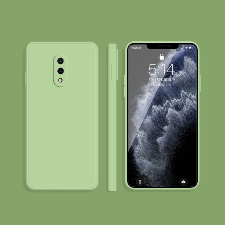 Solid Color Imitation Liquid Silicone Straight Edge Dropproof Full Coverage Protective Case, For OnePlus 7, For OnePlus 7 Pro