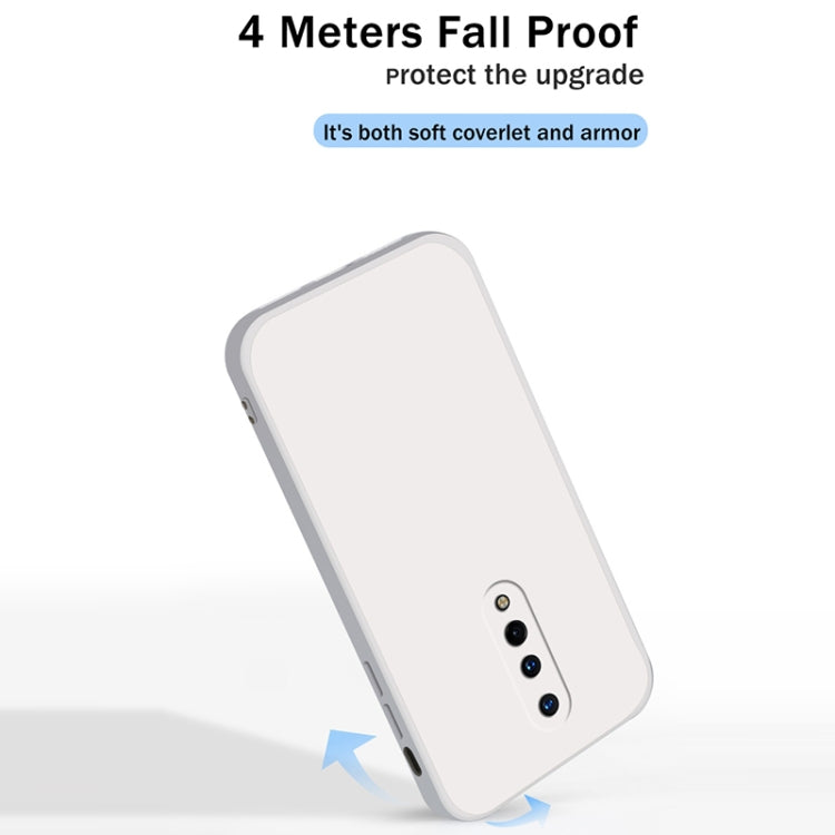 Solid Color Imitation Liquid Silicone Straight Edge Dropproof Full Coverage Protective Case, For OnePlus 8, For OnePlus 8 Pro