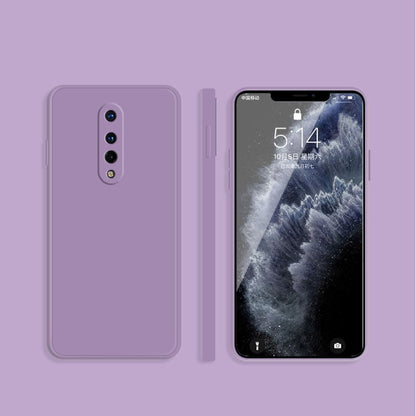 Solid Color Imitation Liquid Silicone Straight Edge Dropproof Full Coverage Protective Case, For OnePlus 8, For OnePlus 8 Pro