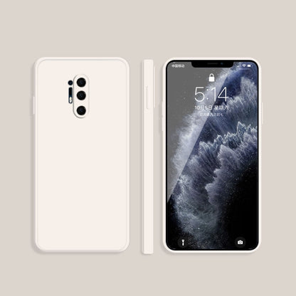 Solid Color Imitation Liquid Silicone Straight Edge Dropproof Full Coverage Protective Case, For OnePlus 8, For OnePlus 8 Pro