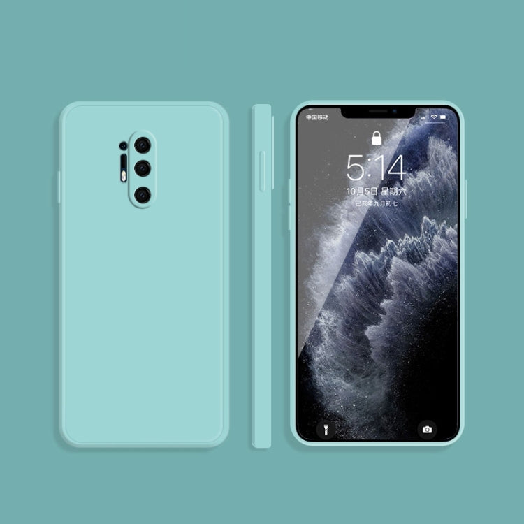 Solid Color Imitation Liquid Silicone Straight Edge Dropproof Full Coverage Protective Case, For OnePlus 8, For OnePlus 8 Pro