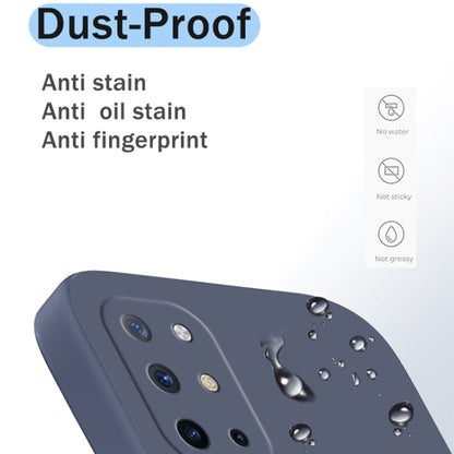 Solid Color Imitation Liquid Silicone Straight Edge Dropproof Full Coverage Protective Case, For OnePlus 8T, For OnePlus 9