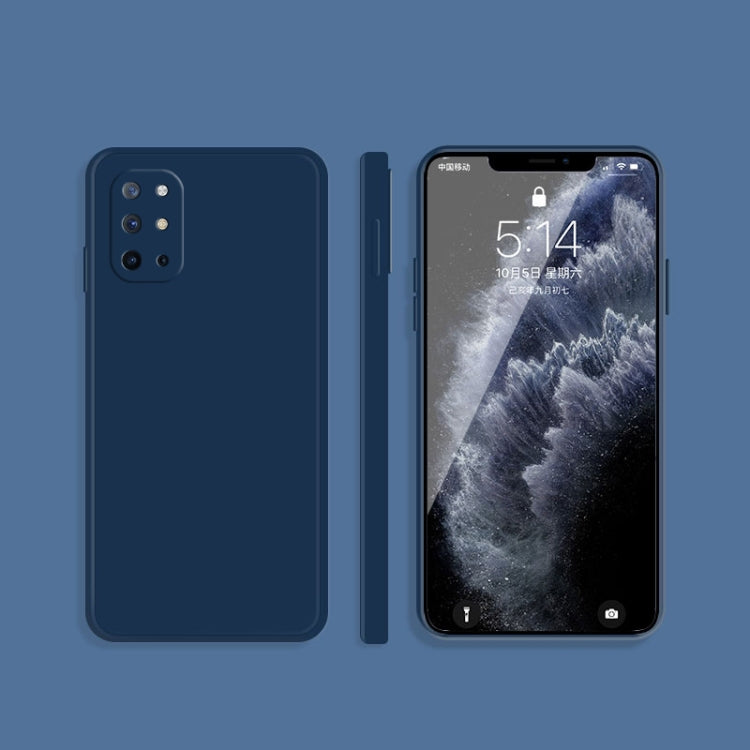 Solid Color Imitation Liquid Silicone Straight Edge Dropproof Full Coverage Protective Case, For OnePlus 8T, For OnePlus 9