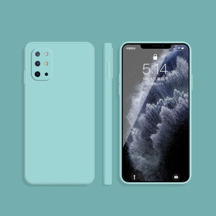 Solid Color Imitation Liquid Silicone Straight Edge Dropproof Full Coverage Protective Case, For OnePlus 8T, For OnePlus 9