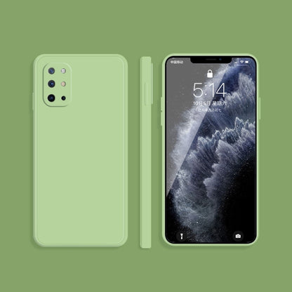 Solid Color Imitation Liquid Silicone Straight Edge Dropproof Full Coverage Protective Case, For OnePlus 8T, For OnePlus 9