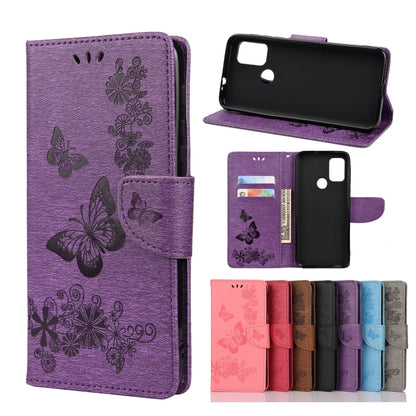 Butterflies Embossing Horizontal Flip Leather Case with Holder & Card Slots & Wallet, For Motorola Moto G30, For Nokia 5.4, For Xiaomi Redmi Note 10 Pro