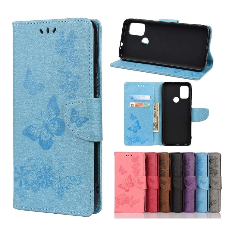 Butterflies Embossing Horizontal Flip Leather Case with Holder & Card Slots & Wallet, For Motorola Moto G30, For Nokia 5.4, For Xiaomi Redmi Note 10 Pro