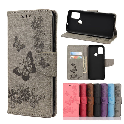 Butterflies Embossing Horizontal Flip Leather Case with Holder & Card Slots & Wallet, For Motorola Moto G30, For Nokia 5.4, For Xiaomi Redmi Note 10 Pro