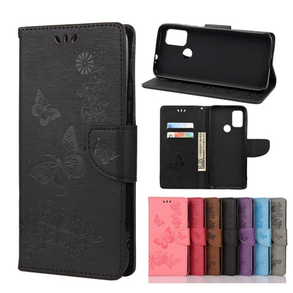 Butterflies Embossing Horizontal Flip Leather Case with Holder & Card Slots & Wallet, For Motorola Moto G30, For Nokia 5.4, For Xiaomi Redmi Note 10 Pro