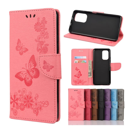 Butterflies Embossing Horizontal Flip Leather Case with Holder & Card Slots & Wallet, For Motorola Moto G30, For Nokia 5.4, For Xiaomi Redmi Note 10 Pro