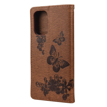 Butterflies Embossing Horizontal Flip Leather Case with Holder & Card Slots & Wallet, For Xiaomi Redmi Note 10 5G, For Xiaomi Redmi Note 10, For Xiaomi Poco F3