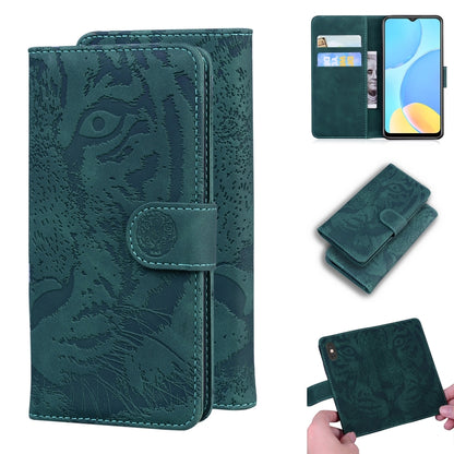Tiger Embossing Pattern Horizontal Flip Leather Case with Holder & Card Slots & Wallet, For OPPO A15 / A15S, For OPPO A55 5G / A54 4G, For OPPO Realme V11 5G, For OPPO A74 4G / F19 4G