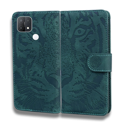 Tiger Embossing Pattern Horizontal Flip Leather Case with Holder & Card Slots & Wallet, For OPPO A15 / A15S, For OPPO A55 5G / A54 4G, For OPPO Realme V11 5G, For OPPO A74 4G / F19 4G