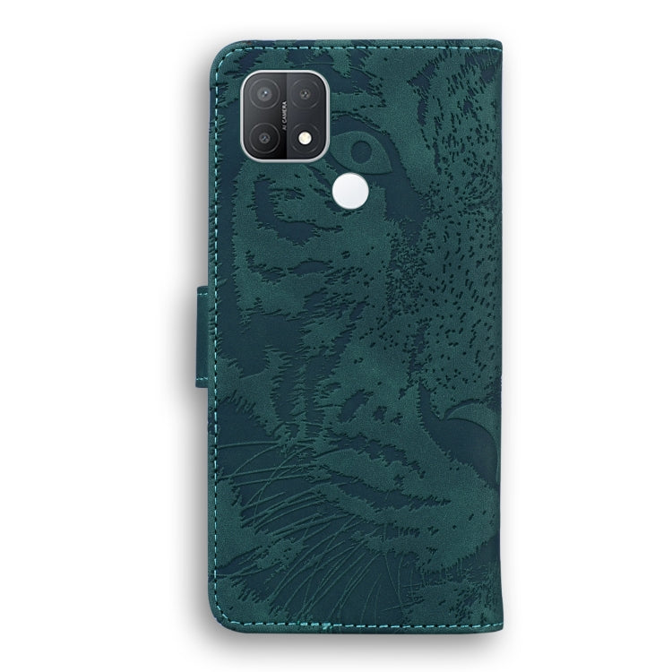 Tiger Embossing Pattern Horizontal Flip Leather Case with Holder & Card Slots & Wallet, For OPPO A15 / A15S, For OPPO A55 5G / A54 4G, For OPPO Realme V11 5G, For OPPO A74 4G / F19 4G