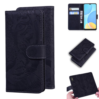 Tiger Embossing Pattern Horizontal Flip Leather Case with Holder & Card Slots & Wallet, For OPPO A15 / A15S, For OPPO A55 5G / A54 4G, For OPPO Realme V11 5G, For OPPO A74 4G / F19 4G