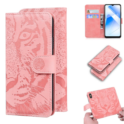 Tiger Embossing Pattern Horizontal Flip Leather Case with Holder & Card Slots & Wallet, For OPPO A15 / A15S, For OPPO A55 5G / A54 4G, For OPPO Realme V11 5G, For OPPO A74 4G / F19 4G
