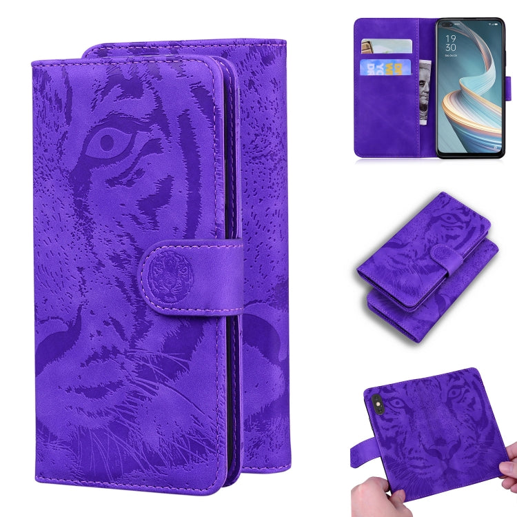 Tiger Embossing Pattern Horizontal Flip Leather Case with Holder & Card Slots & Wallet, For OPPO A92S / Reno4 Z 5G, For OPPO A94 4G / F19 Pro, For OPPO Reno5 F, For OPPO A94 5G / F19 Pro Plus 5G