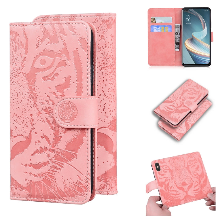 Tiger Embossing Pattern Horizontal Flip Leather Case with Holder & Card Slots & Wallet, For OPPO A92S / Reno4 Z 5G, For OPPO A94 4G / F19 Pro, For OPPO Reno5 F, For OPPO A94 5G / F19 Pro Plus 5G
