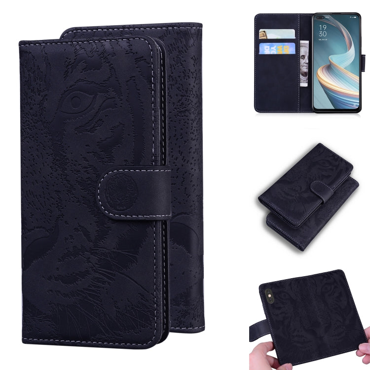 Tiger Embossing Pattern Horizontal Flip Leather Case with Holder & Card Slots & Wallet, For OPPO A92S / Reno4 Z 5G, For OPPO A94 4G / F19 Pro, For OPPO Reno5 F, For OPPO A94 5G / F19 Pro Plus 5G