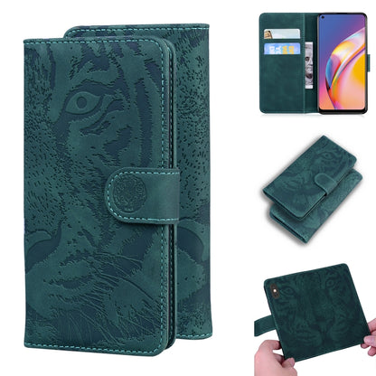 Tiger Embossing Pattern Horizontal Flip Leather Case with Holder & Card Slots & Wallet, For OPPO A92S / Reno4 Z 5G, For OPPO A94 4G / F19 Pro, For OPPO Reno5 F, For OPPO A94 5G / F19 Pro Plus 5G