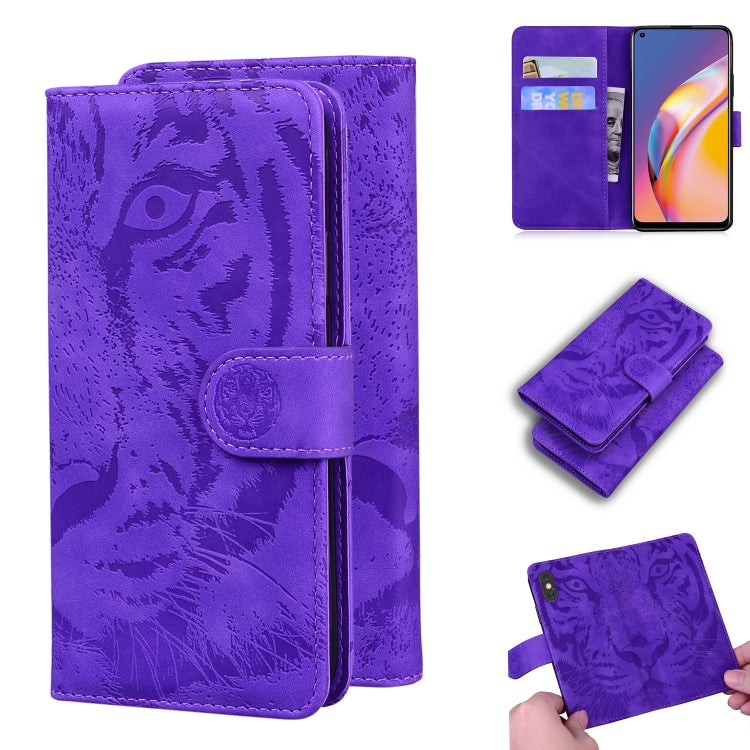 Tiger Embossing Pattern Horizontal Flip Leather Case with Holder & Card Slots & Wallet, For OPPO A92S / Reno4 Z 5G, For OPPO A94 4G / F19 Pro, For OPPO Reno5 F, For OPPO A94 5G / F19 Pro Plus 5G