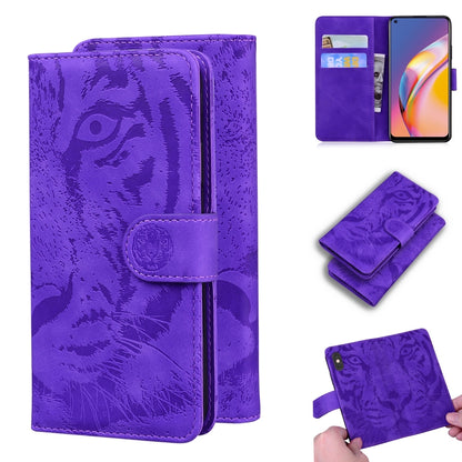 Tiger Embossing Pattern Horizontal Flip Leather Case with Holder & Card Slots & Wallet, For OPPO A92S / Reno4 Z 5G, For OPPO A94 4G / F19 Pro, For OPPO Reno5 F, For OPPO A94 5G / F19 Pro Plus 5G