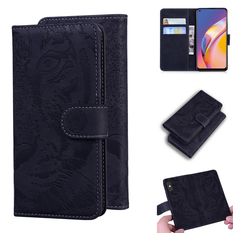 Tiger Embossing Pattern Horizontal Flip Leather Case with Holder & Card Slots & Wallet, For OPPO A92S / Reno4 Z 5G, For OPPO A94 4G / F19 Pro, For OPPO Reno5 F, For OPPO A94 5G / F19 Pro Plus 5G
