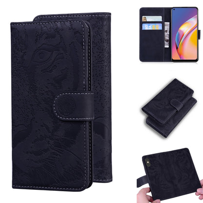 Tiger Embossing Pattern Horizontal Flip Leather Case with Holder & Card Slots & Wallet, For OPPO A92S / Reno4 Z 5G, For OPPO A94 4G / F19 Pro, For OPPO Reno5 F, For OPPO A94 5G / F19 Pro Plus 5G