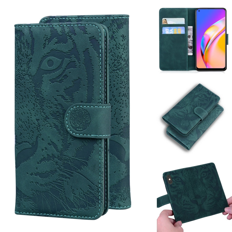 Tiger Embossing Pattern Horizontal Flip Leather Case with Holder & Card Slots & Wallet, For OPPO A92S / Reno4 Z 5G, For OPPO A94 4G / F19 Pro, For OPPO Reno5 F, For OPPO A94 5G / F19 Pro Plus 5G