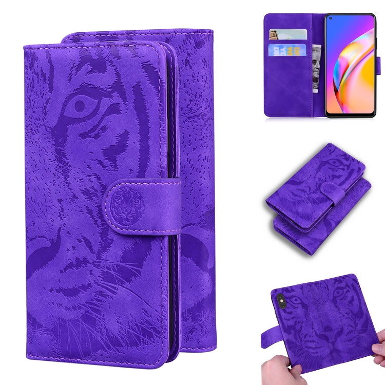 Tiger Embossing Pattern Horizontal Flip Leather Case with Holder & Card Slots & Wallet, For OPPO A92S / Reno4 Z 5G, For OPPO A94 4G / F19 Pro, For OPPO Reno5 F, For OPPO A94 5G / F19 Pro Plus 5G