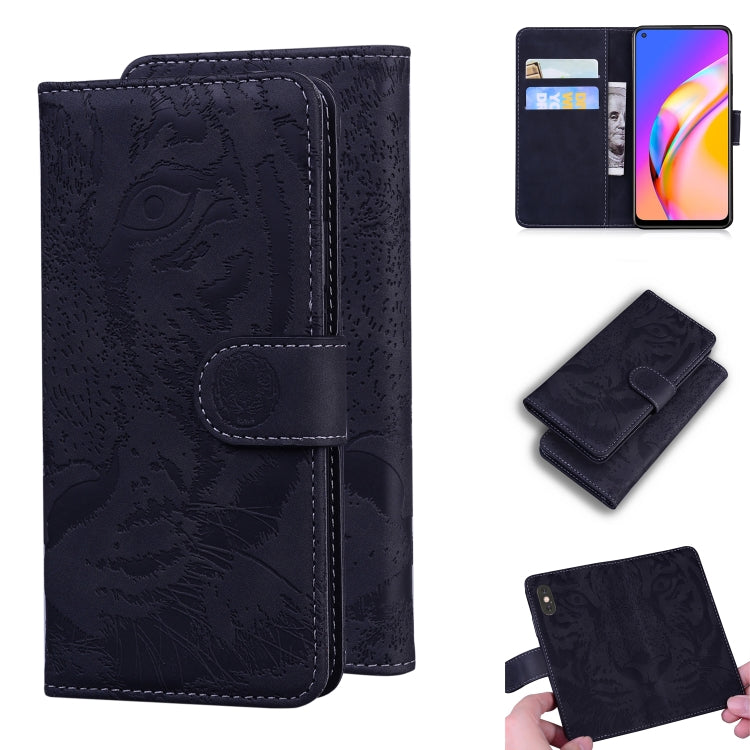 Tiger Embossing Pattern Horizontal Flip Leather Case with Holder & Card Slots & Wallet, For OPPO A92S / Reno4 Z 5G, For OPPO A94 4G / F19 Pro, For OPPO Reno5 F, For OPPO A94 5G / F19 Pro Plus 5G