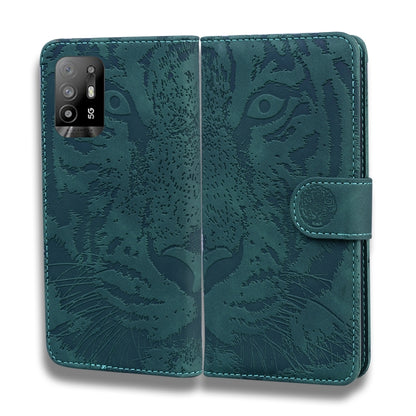 Tiger Embossing Pattern Horizontal Flip Leather Case with Holder & Card Slots & Wallet, For OPPO Reno5 Z, For OPPO Find X3 Neo / Reno5 Pro+ 5G, For OPPO Realme 8 / Realme 8 Pro, For OPPO Realme C20