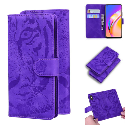Tiger Embossing Pattern Horizontal Flip Leather Case with Holder & Card Slots & Wallet, For OPPO Reno5 Z, For OPPO Find X3 Neo / Reno5 Pro+ 5G, For OPPO Realme 8 / Realme 8 Pro, For OPPO Realme C20