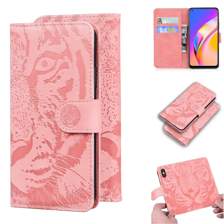 Tiger Embossing Pattern Horizontal Flip Leather Case with Holder & Card Slots & Wallet, For OPPO Reno5 Z, For OPPO Find X3 Neo / Reno5 Pro+ 5G, For OPPO Realme 8 / Realme 8 Pro, For OPPO Realme C20