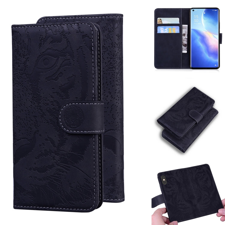 Tiger Embossing Pattern Horizontal Flip Leather Case with Holder & Card Slots & Wallet, For OPPO Reno5 Z, For OPPO Find X3 Neo / Reno5 Pro+ 5G, For OPPO Realme 8 / Realme 8 Pro, For OPPO Realme C20