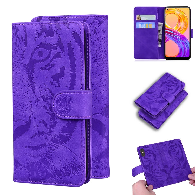 Tiger Embossing Pattern Horizontal Flip Leather Case with Holder & Card Slots & Wallet, For OPPO Reno5 Z, For OPPO Find X3 Neo / Reno5 Pro+ 5G, For OPPO Realme 8 / Realme 8 Pro, For OPPO Realme C20
