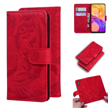 Tiger Embossing Pattern Horizontal Flip Leather Case with Holder & Card Slots & Wallet, For OPPO Reno5 Z, For OPPO Find X3 Neo / Reno5 Pro+ 5G, For OPPO Realme 8 / Realme 8 Pro, For OPPO Realme C20