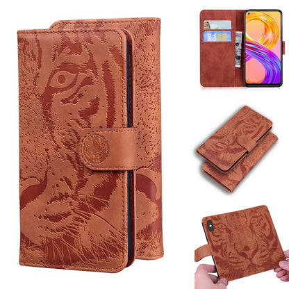 Tiger Embossing Pattern Horizontal Flip Leather Case with Holder & Card Slots & Wallet, For OPPO Reno5 Z, For OPPO Find X3 Neo / Reno5 Pro+ 5G, For OPPO Realme 8 / Realme 8 Pro, For OPPO Realme C20
