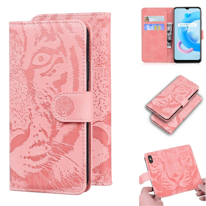 Tiger Embossing Pattern Horizontal Flip Leather Case with Holder & Card Slots & Wallet, For OPPO Reno5 Z, For OPPO Find X3 Neo / Reno5 Pro+ 5G, For OPPO Realme 8 / Realme 8 Pro, For OPPO Realme C20