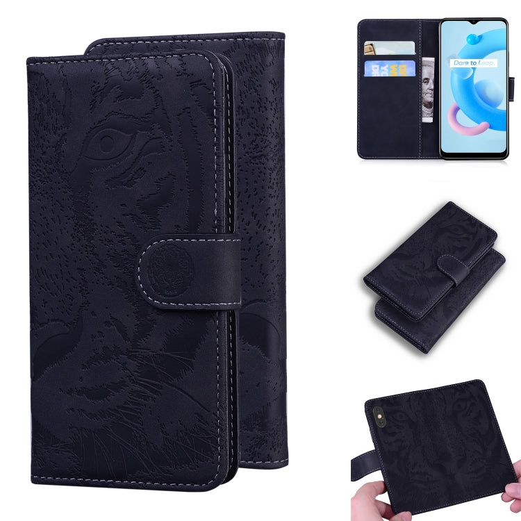 Tiger Embossing Pattern Horizontal Flip Leather Case with Holder & Card Slots & Wallet, For OPPO Reno5 Z, For OPPO Find X3 Neo / Reno5 Pro+ 5G, For OPPO Realme 8 / Realme 8 Pro, For OPPO Realme C20