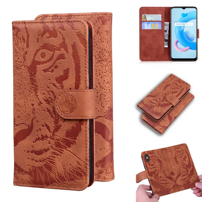 Tiger Embossing Pattern Horizontal Flip Leather Case with Holder & Card Slots & Wallet, For OPPO Reno5 Z, For OPPO Find X3 Neo / Reno5 Pro+ 5G, For OPPO Realme 8 / Realme 8 Pro, For OPPO Realme C20