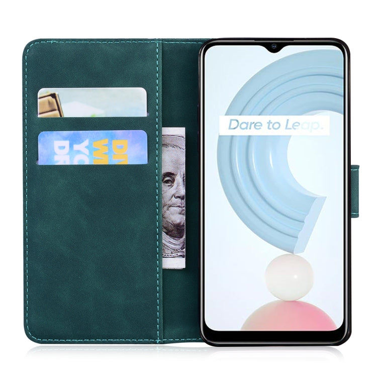 Tiger Embossing Pattern Horizontal Flip Leather Case with Holder & Card Slots & Wallet, For OPPO Realme C21, For OPPO Realme Narzo 30 Pro 5G, For OPPO Realme V5 5G, For OPPO Realme X7 (India) / Realme V15