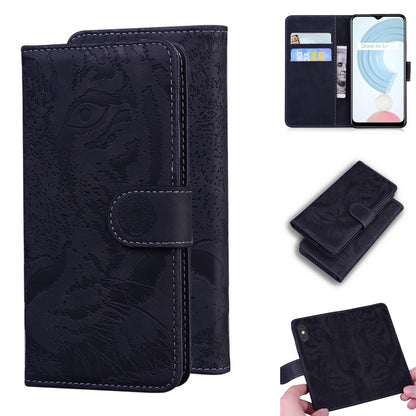 Tiger Embossing Pattern Horizontal Flip Leather Case with Holder & Card Slots & Wallet, For OPPO Realme C21, For OPPO Realme Narzo 30 Pro 5G, For OPPO Realme V5 5G, For OPPO Realme X7 (India) / Realme V15