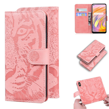 Tiger Embossing Pattern Horizontal Flip Leather Case with Holder & Card Slots & Wallet, For OPPO Realme C21, For OPPO Realme Narzo 30 Pro 5G, For OPPO Realme V5 5G, For OPPO Realme X7 (India) / Realme V15
