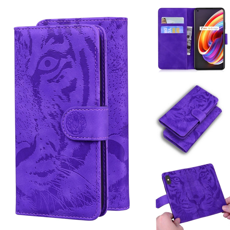Tiger Embossing Pattern Horizontal Flip Leather Case with Holder & Card Slots & Wallet, For OPPO Realme X7 Pro 5G, For OPPO Reno 5 4G / Reno 5 5G, For OPPO Reno5 K / Find X3 Lite, For OPPO Reno5 Pro 5G